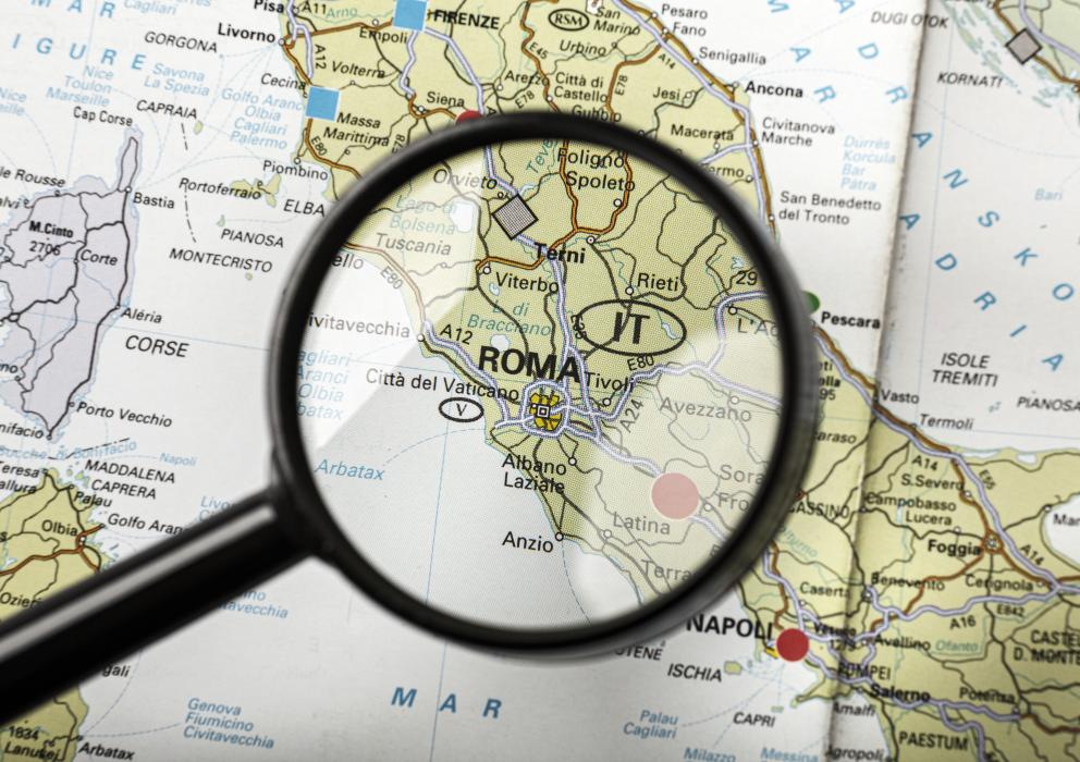Cartina Italia - Affissionitalia