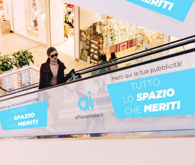 Centro commerciale scala Affissionitalia