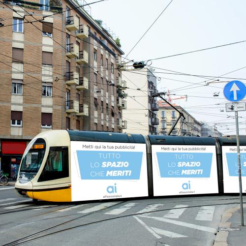 Affissioni Italia - Pubblicità dinamica - tram