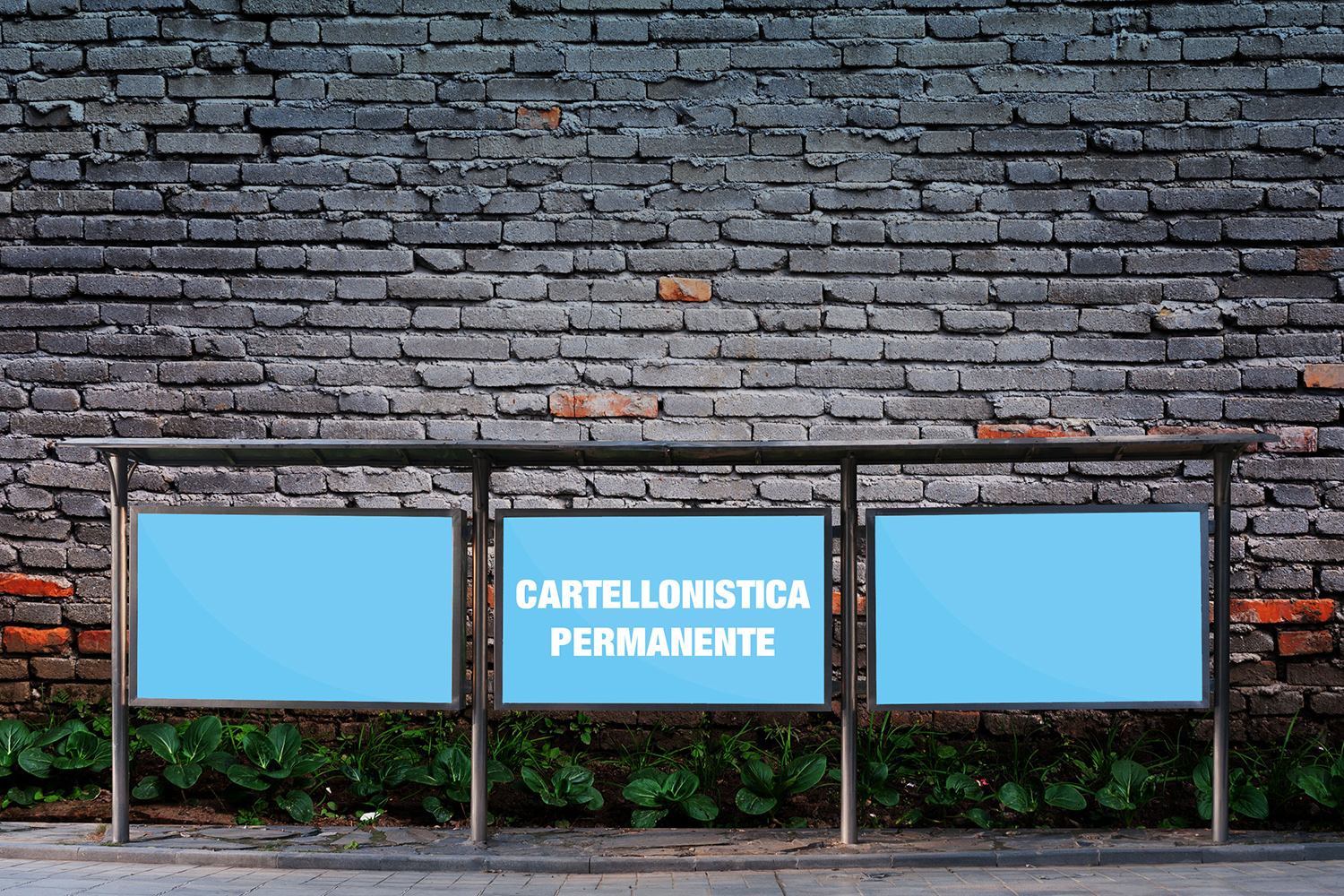 Cartellonistica permanente pubblicità - Affissioni Italia
